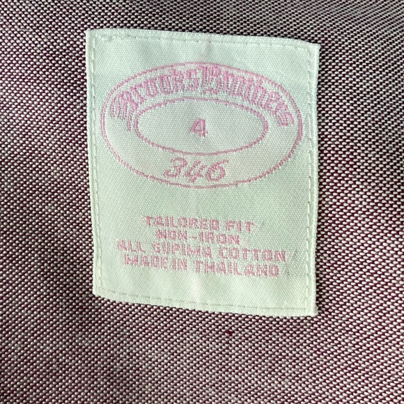 Rare Brooks Brothers 346 Button Down EUC Sz 4 - Picture 8 of 13